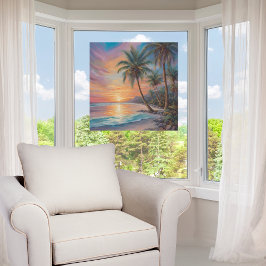 Opal Essence Tropical Island Fensteraufkleber