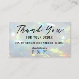 opal Foto danke Ihnen Visitenkarte