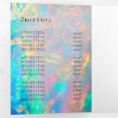 opal gemstone broschüre Tri-Fold Einladung (Innen Erste Seite)