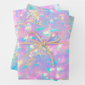 opal gemstone design wracking Blatt (Beispiel)