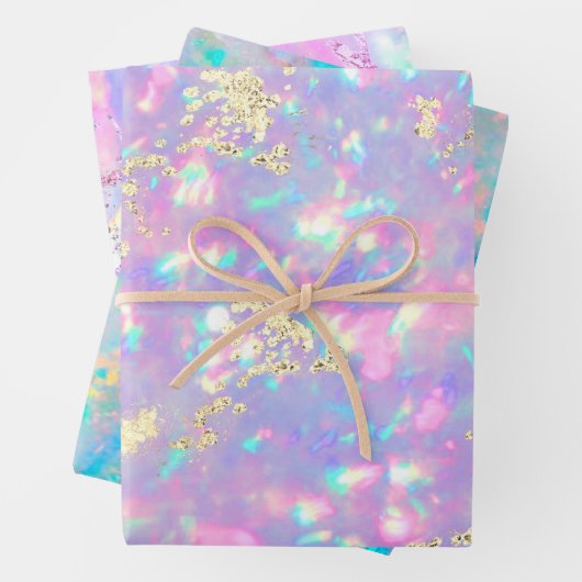 opal gemstone design wracking Blatt (Beispiel)