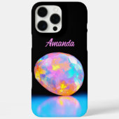 Opal Glow Personalisiert Case-Mate iPhone Hülle (Rückseite)