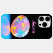 Opal Glow Personalisiert Case-Mate iPhone Hülle (Rückseite (Horizontal))