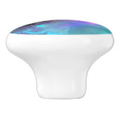 Opal Gold Gem Muster Keramikknauf (Seitenansicht)