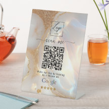 Opal Gold Google Bewertungen Geschäft Link QR Code