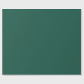Opal Green Solid Color Geschenkpapier (Flach)