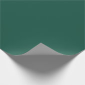 Opal Green Solid Color Geschenkpapier (Ecke)