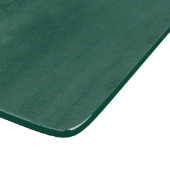 Opal Grün einfarbig Schneidebrett (Ecke)