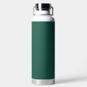 Opal Grün einfarbig Trinkflasche (Rückseite)