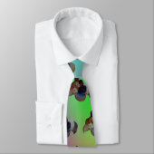 Opal Guinea Pigs Pattern, Krawatte (Gebunden)