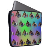 Opal-Guinea-Schweinemuster, 15 Zoll Laptopschutzhülle (Vorne Rechts)