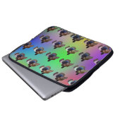 Opal-Guinea-Schweinemuster, 15 Zoll Laptopschutzhülle (Vorne Knopf)