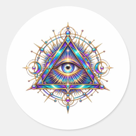 Opal Halo Eye Aufkleber (Vorderseite)