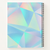 Opal Holographic Spiral Notebook Notizblock (Rückseite)