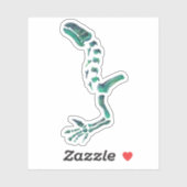 Opal Iguanodon Dinosaur Aufkleber (Blatt)