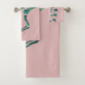 Opal Iguanodon Dinosaur Badhandtuch Set (Insitu)