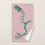 Opal Iguanodon Dinosaur Badhandtuch Set (Handtuch)
