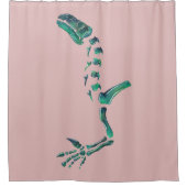 Opal Iguanodon Dinosaur Duschvorhang (Vorderseite)