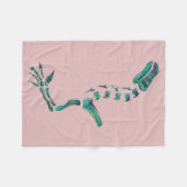 Opal Iguanodon Dinosaur Fleecedecke (Vorderseite (Horizontal))