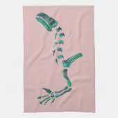 Opal Iguanodon Dinosaur Geschirrtuch (Vertikal)
