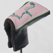 Opal Iguanodon Dinosaur Golf Headcover (3/4 Vorderseite)