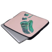Opal Iguanodon Dinosaur Laptopschutzhülle (Vorne Knopf)