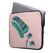 Opal Iguanodon Dinosaur Laptopschutzhülle (Vorderseite Links)