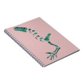 Opal Iguanodon Dinosaur Notizblock (Rechte Seite)