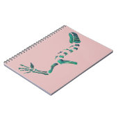 Opal Iguanodon Dinosaur Notizblock (Linke Seite)