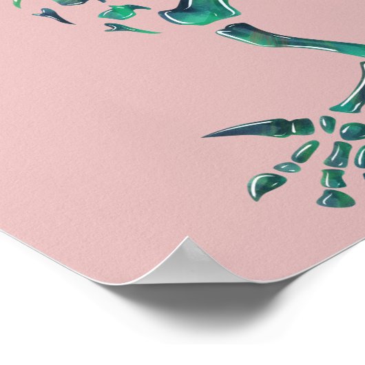 Opal Iguanodon Dinosaur Poster (Ecke)