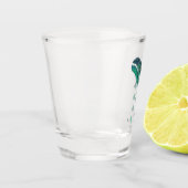 Opal Iguanodon Dinosaur Schnapsglas (Links)