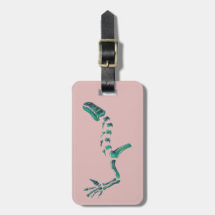 Opal-Iguanodon-Dinosaurier Gepäckanhänger