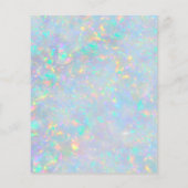 Opal-IMITAT-irisierende Textur Flyer (Hinten)