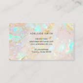 opal inspiriert Entwurf Visitenkarte (Rückseite)