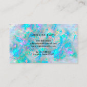 Opal inspiriert Textur-Treuekarte Visitenkarte (Rückseite)