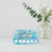 Opal inspiriert Textur-Treuekarte Visitenkarte (Stehend Vorderseite)