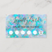 Opal inspiriert Textur-Treuekarte Visitenkarte (Vorderseite)