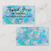 Opal inspirierte Textur dank Visitenkarte (Vorne/Hinten)