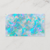 Opal inspirierte Textur dank Visitenkarte (Rückseite)