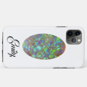 Opal iPhone Fall Gemstone Oval Cabochon Case-Mate iPhone Hülle (Rückseite (Horizontal))