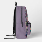 Opal Irisierende Rose Schulrucksack Bedruckter Rucksack (Links)