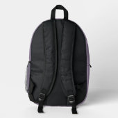 Opal Irisierende Rose Schulrucksack Bedruckter Rucksack (Rückseite)