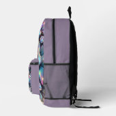 Opal Irisierender Rose Schulrucksack Bedruckter Rucksack (Rechts)