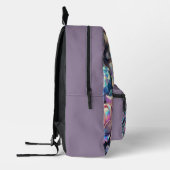 Opal Irisierender Rose Schulrucksack Bedruckter Rucksack (Links)