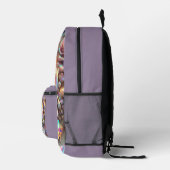 Opal Irisierender Rose Schulrucksack Bedruckter Rucksack (Rechts)