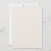 Opal-Laub-Eukalyptus-Hochzeit Einladung (Rückseite)