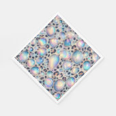 Opal Leopard Print Luxury Napkins Serviette (Ecke)