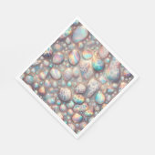 Opal-Leoparden-Druck-Luxusservietten Serviette (Ecke)