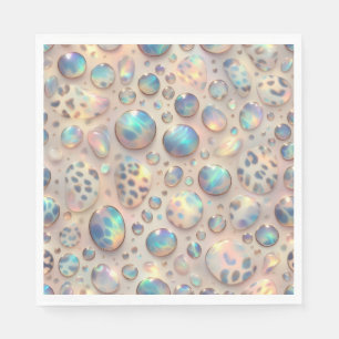 Opal Leopardenprint Luxus Servietten