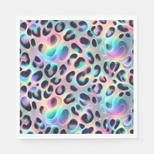Opal Leopardenprint Luxus Servietten